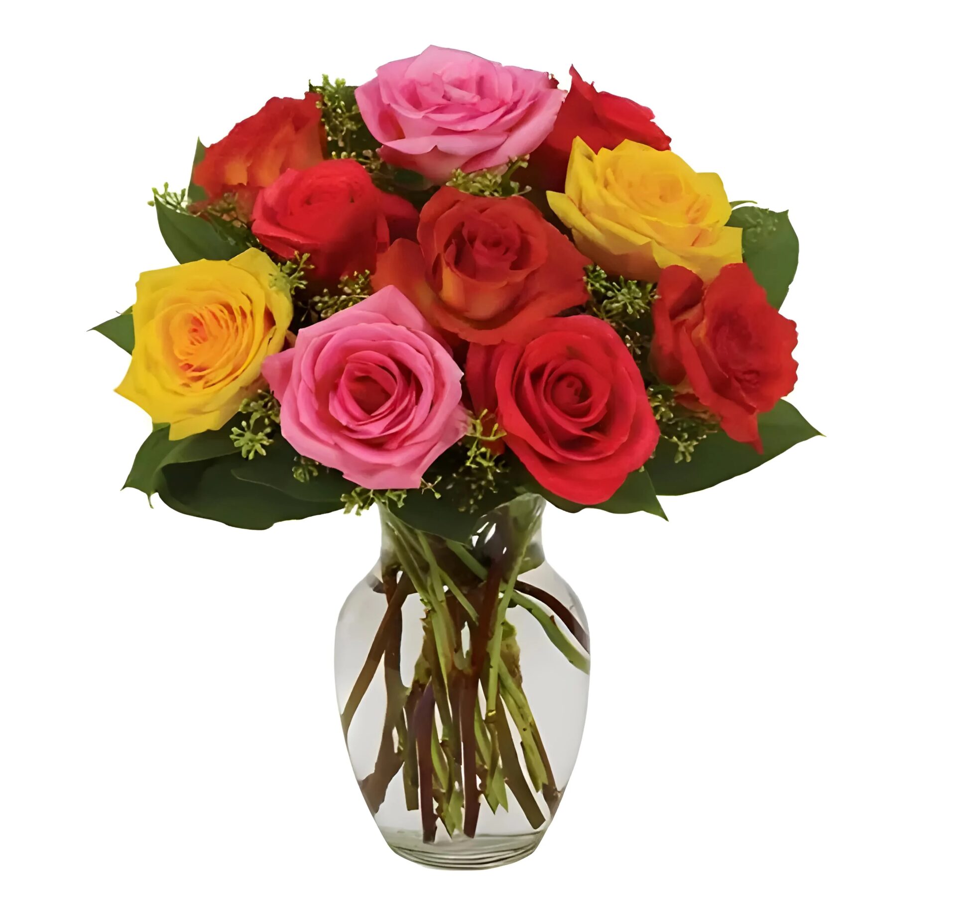 Assorted Roses - Bright